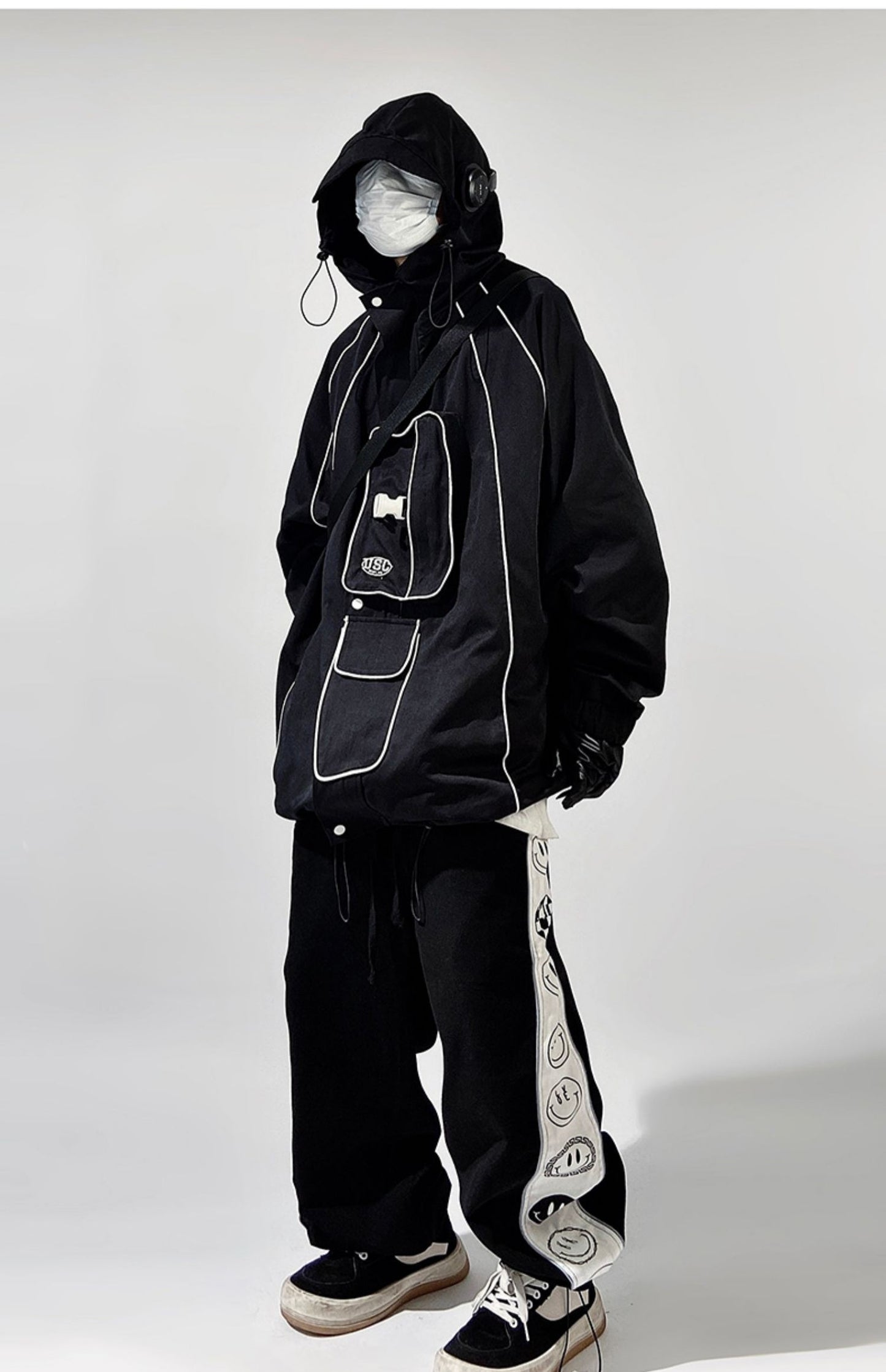 Techwear Stormtrooper Hooded Utility Jacket