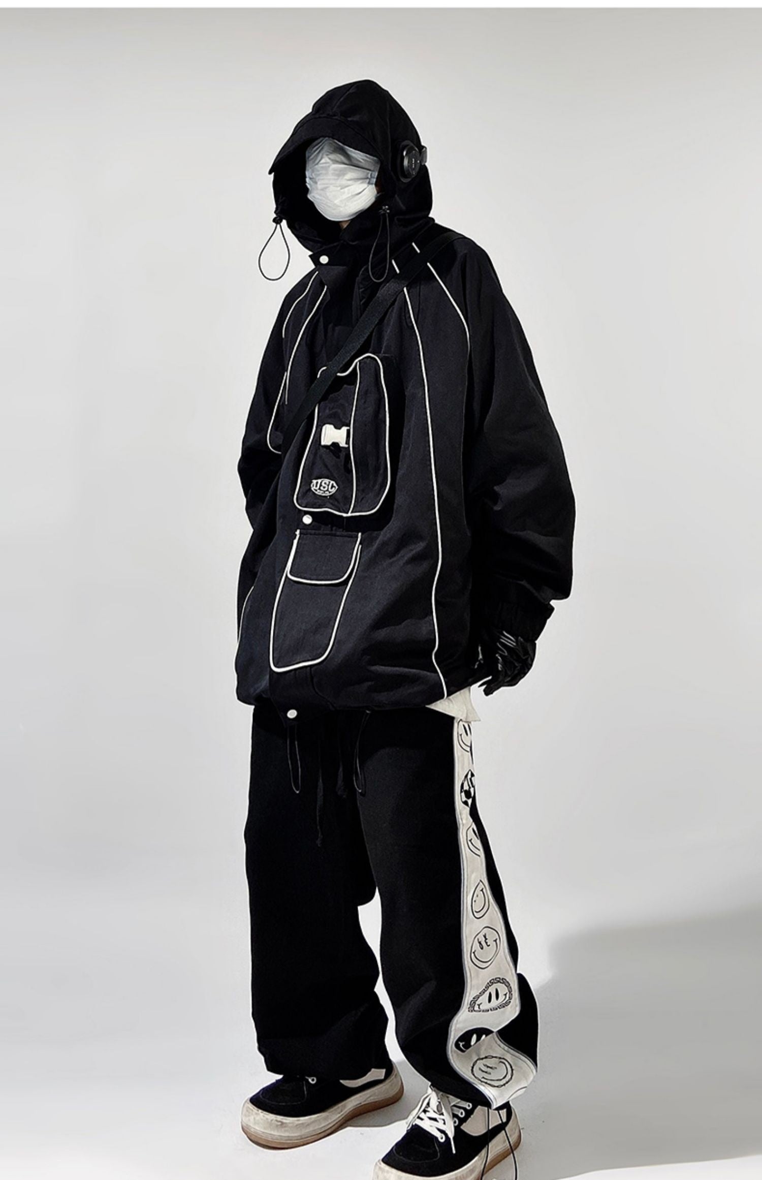Techwear Stormtrooper Hooded Utility Jacket
