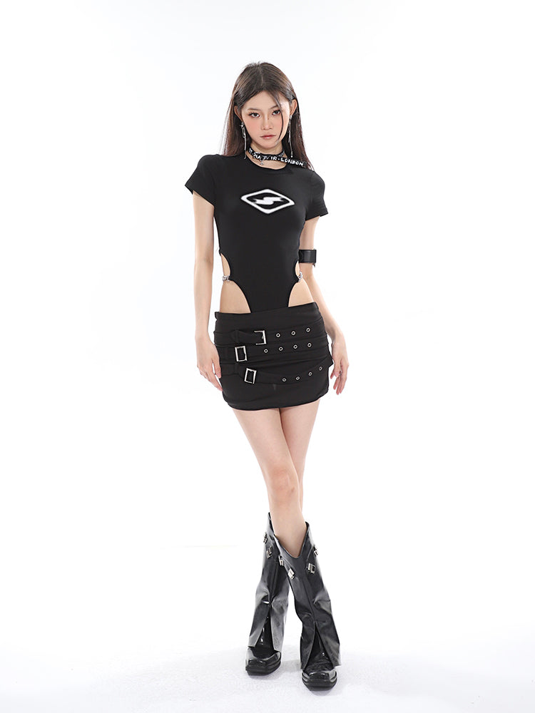 High Cut Tee Bodysuit