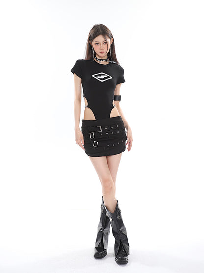 High Cut Tee Bodysuit