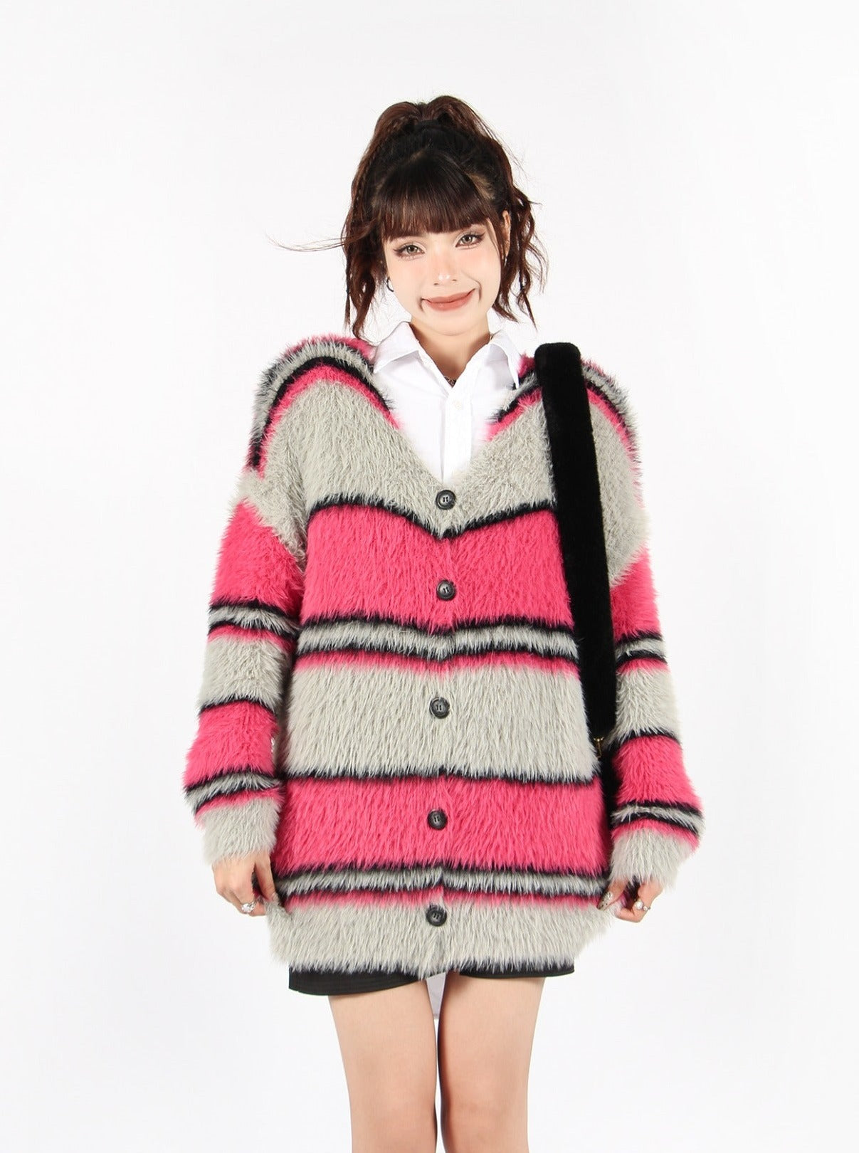 Pastel Striped Cardigan