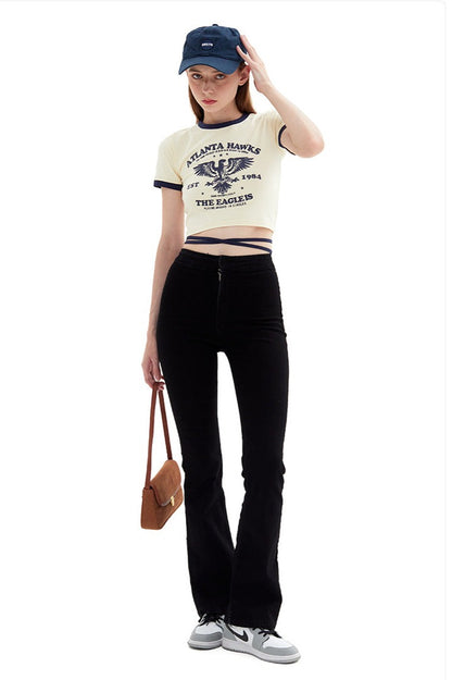 Eagles Cutout Baby Tee