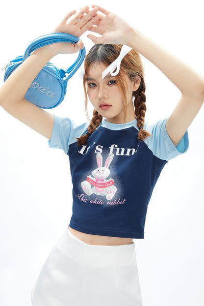 Bunny Raglan Baby Tee