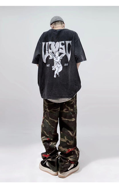 Angel Gangster Vintage Washed T-Shirt