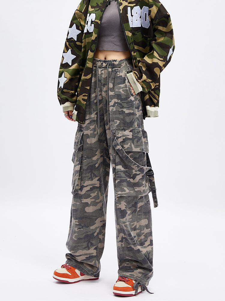 Desert Camo Strap Utility Pants
