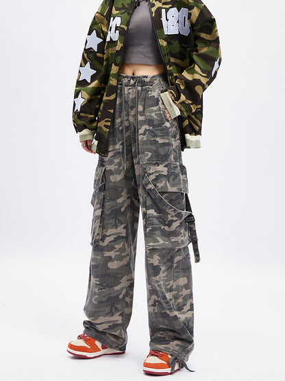 Desert Camo Strap Utility Pants
