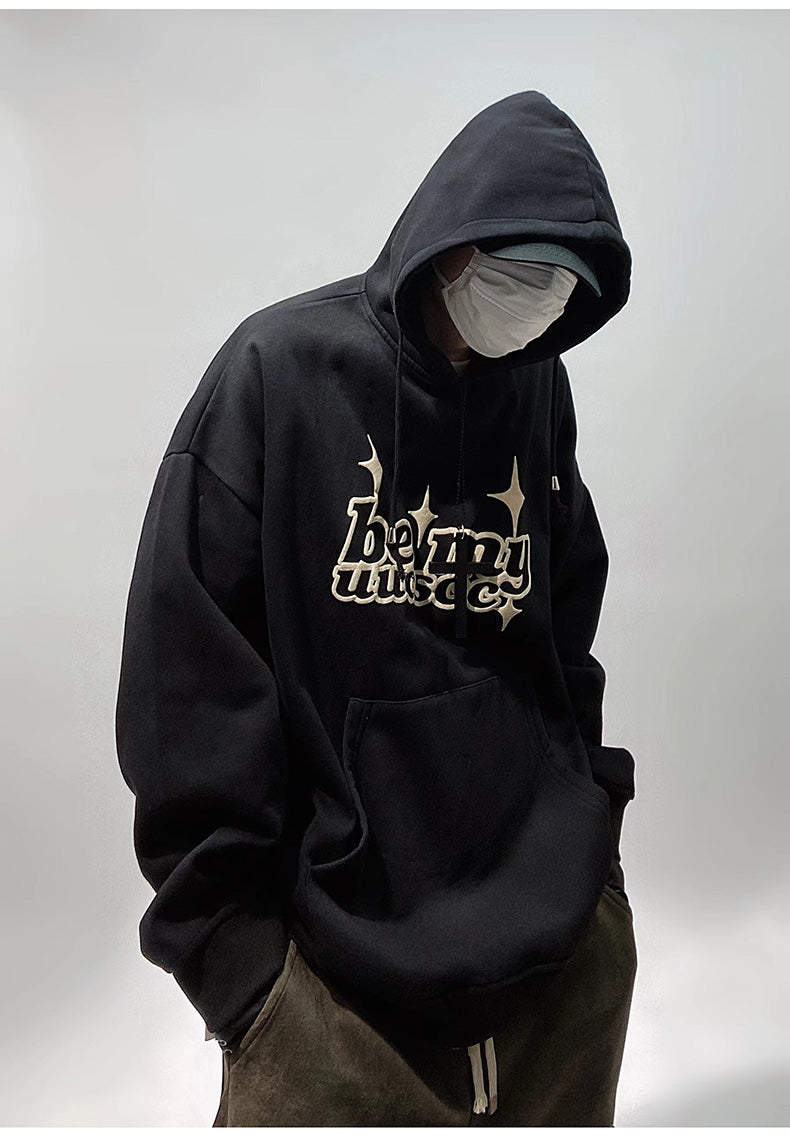 grunge By My Star Oversized Hoodie