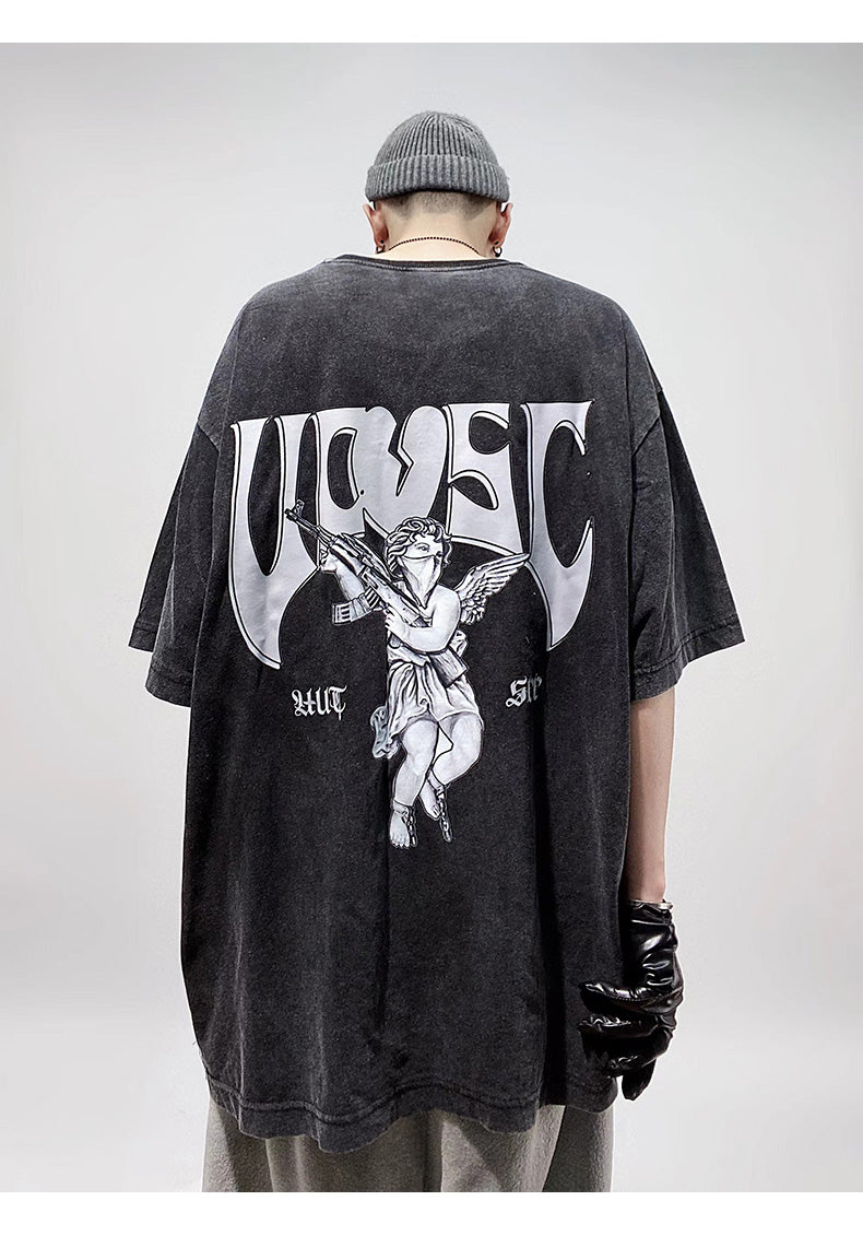 Angel Gangster Vintage Washed T-Shirt