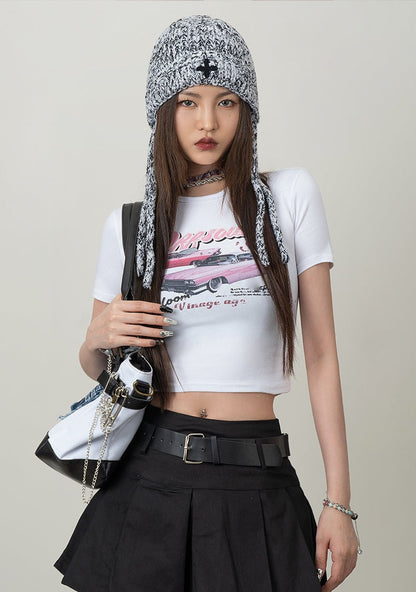 Pink Cadillac Vintage Baby Tee