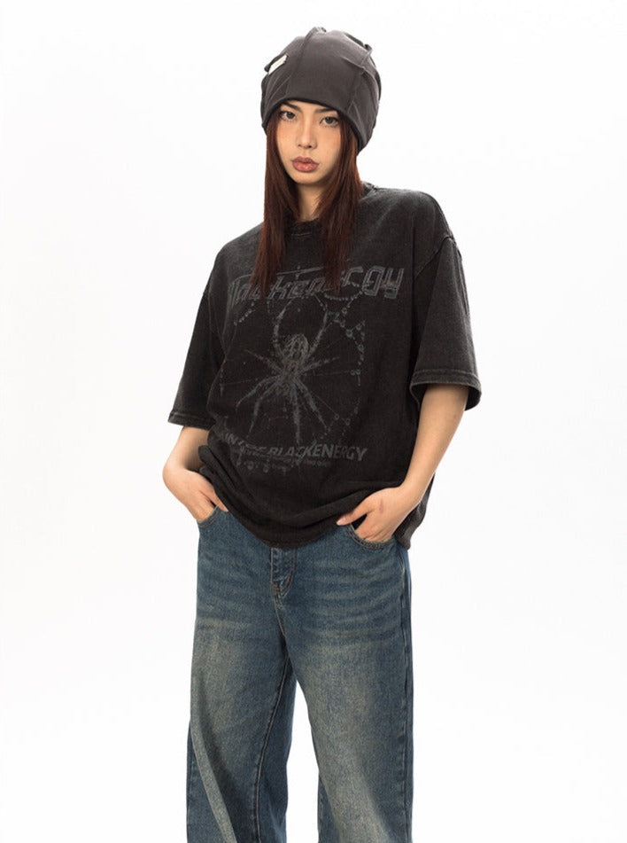 Spider Vintage Washed T-Shirt