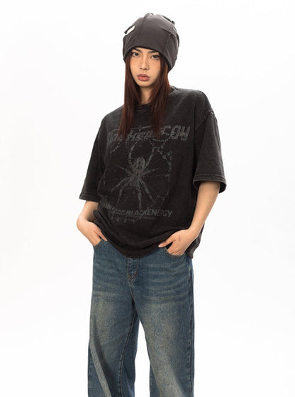Spider Vintage Washed T-Shirt