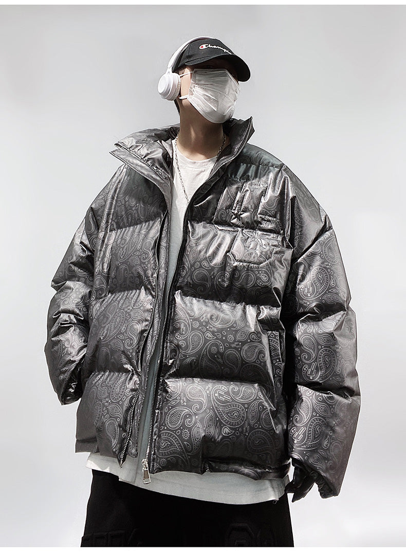 Paisley Puffer Jacket