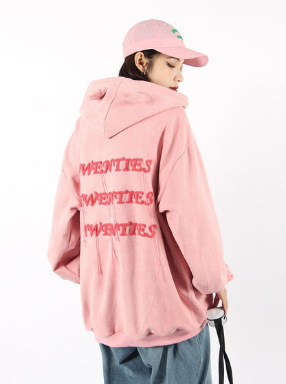 Twenties Devil Horn Zip Hoodie