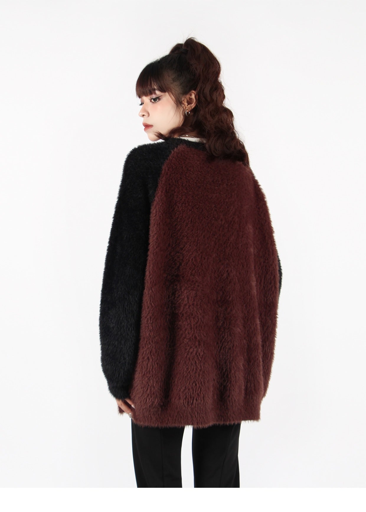 Fluffy Raglan Sweater