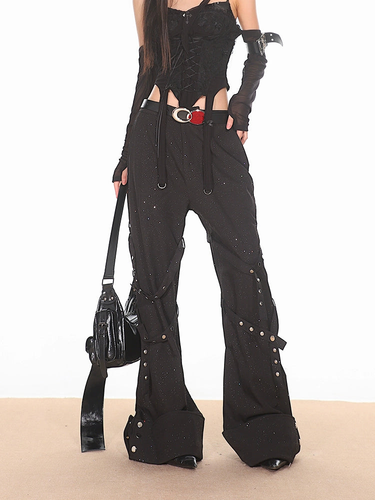 Strappy Bondage Relaxed Fit Pants