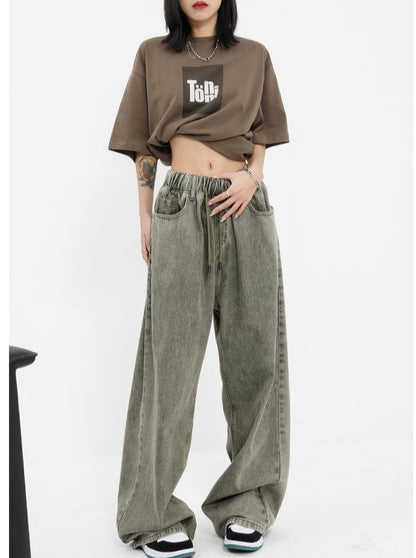Vintage Washed Baggy Jeans