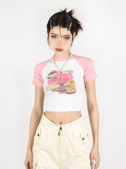 Racer Raglan Baby Tee