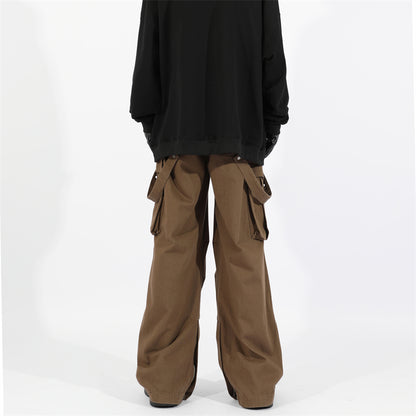 Suspender Strap Cargo Pants