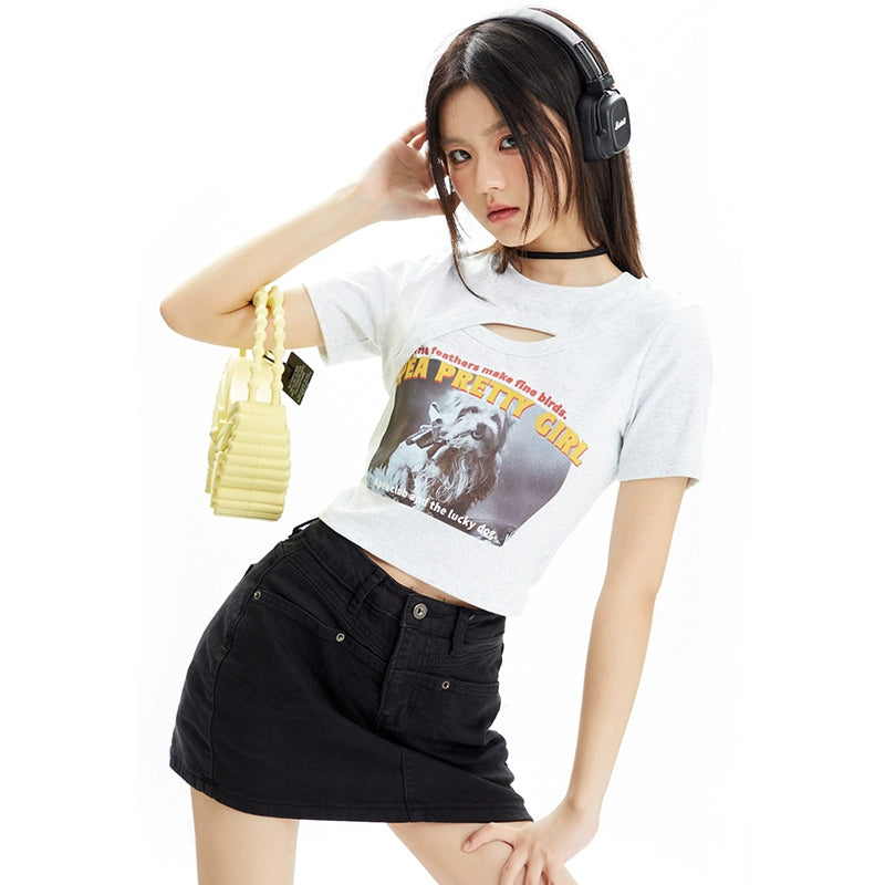 Cutout Deconstructed Tee