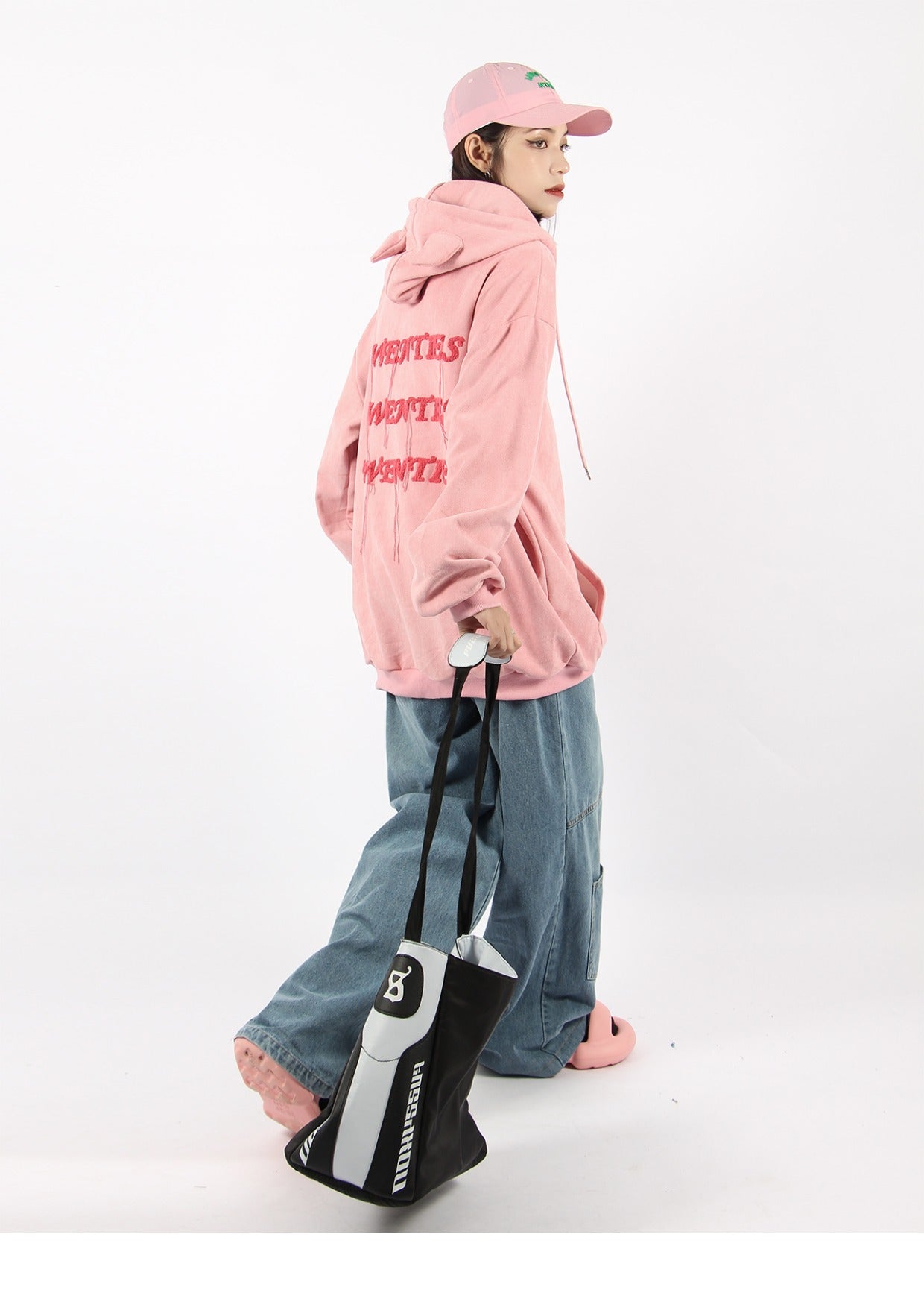 Twenties Devil Horn Zip Hoodie