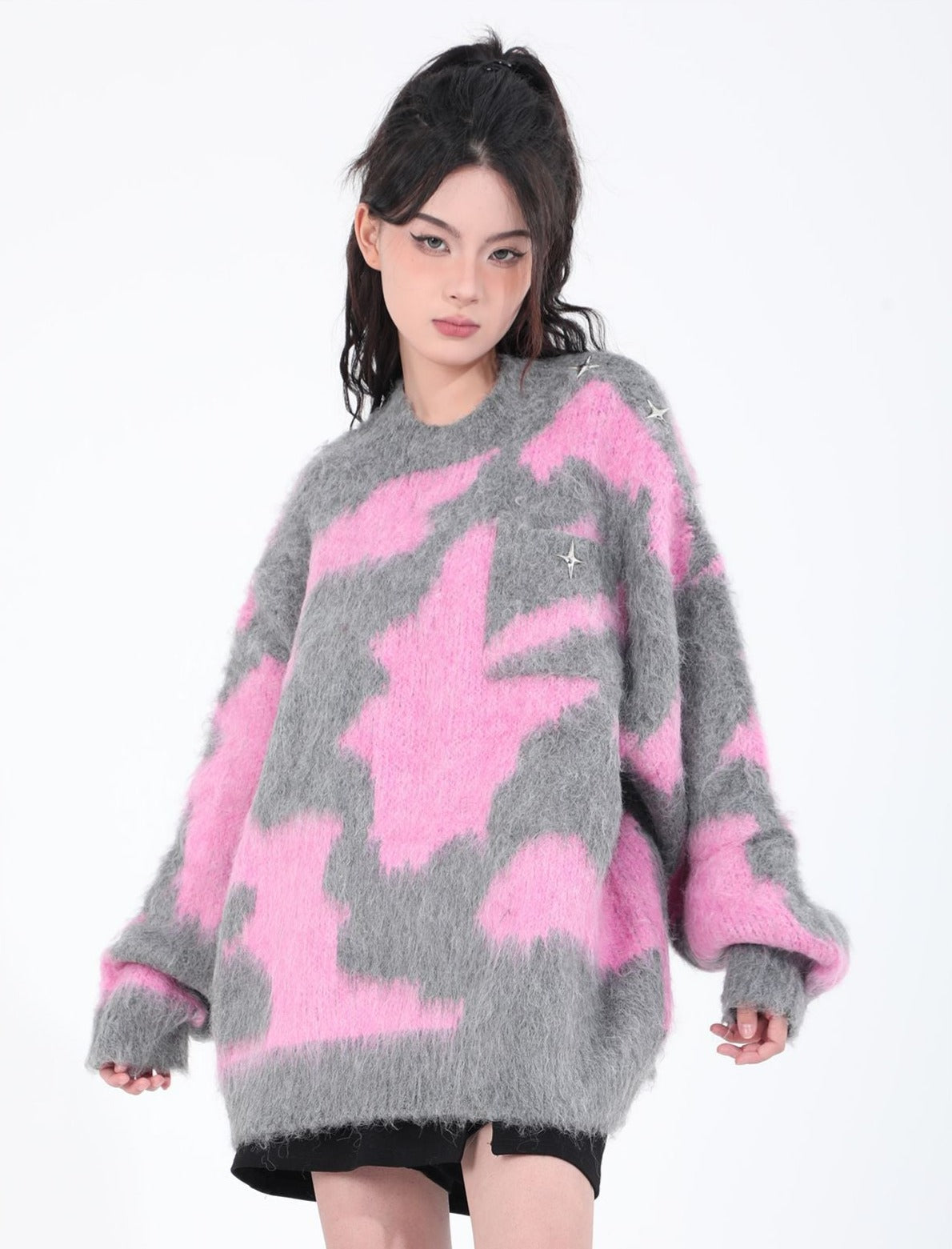 Cloud Mohair Blend Sweater