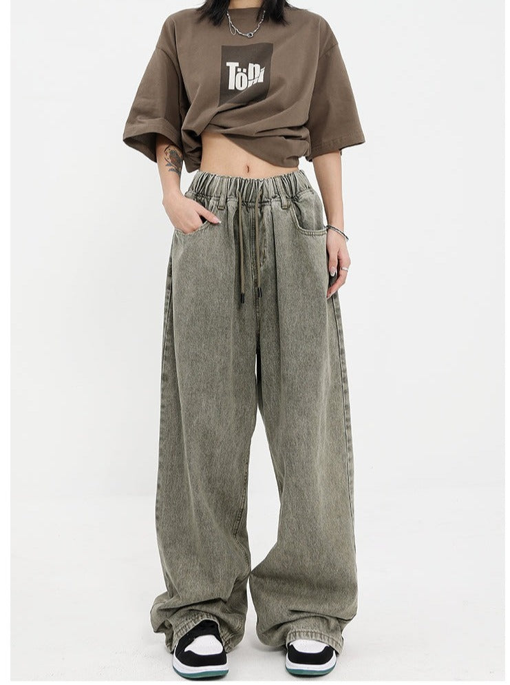 Vintage Washed Baggy Jeans