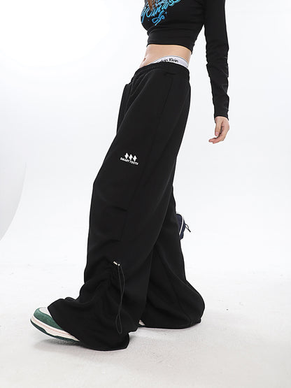 Ruched Baggy Sweatpants