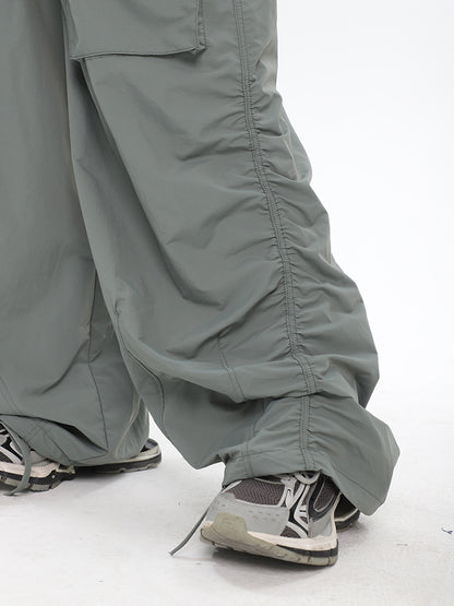 Slouchy Ruched Cargo Pants