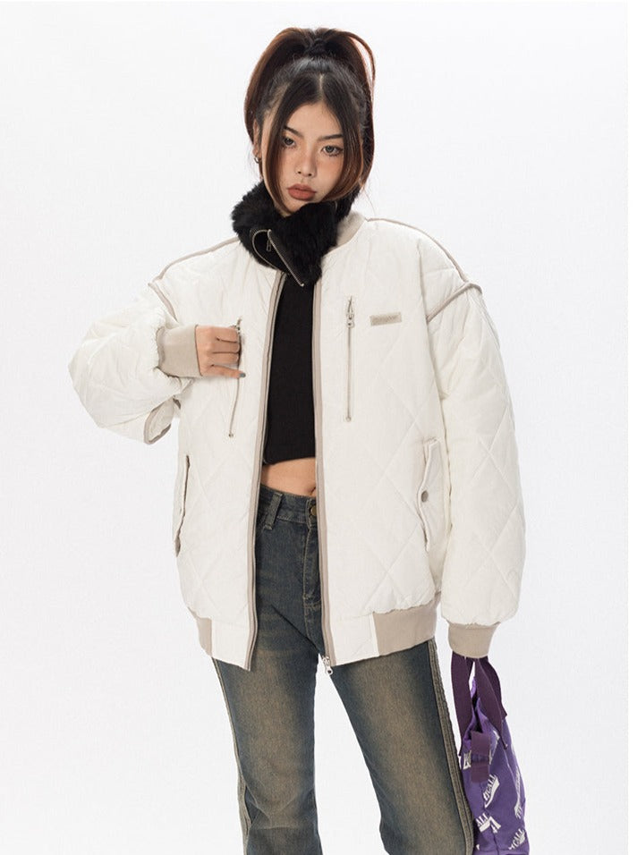 Diamond Quilted Jacket