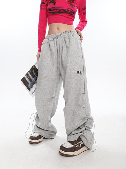 Ruched Baggy Sweatpants