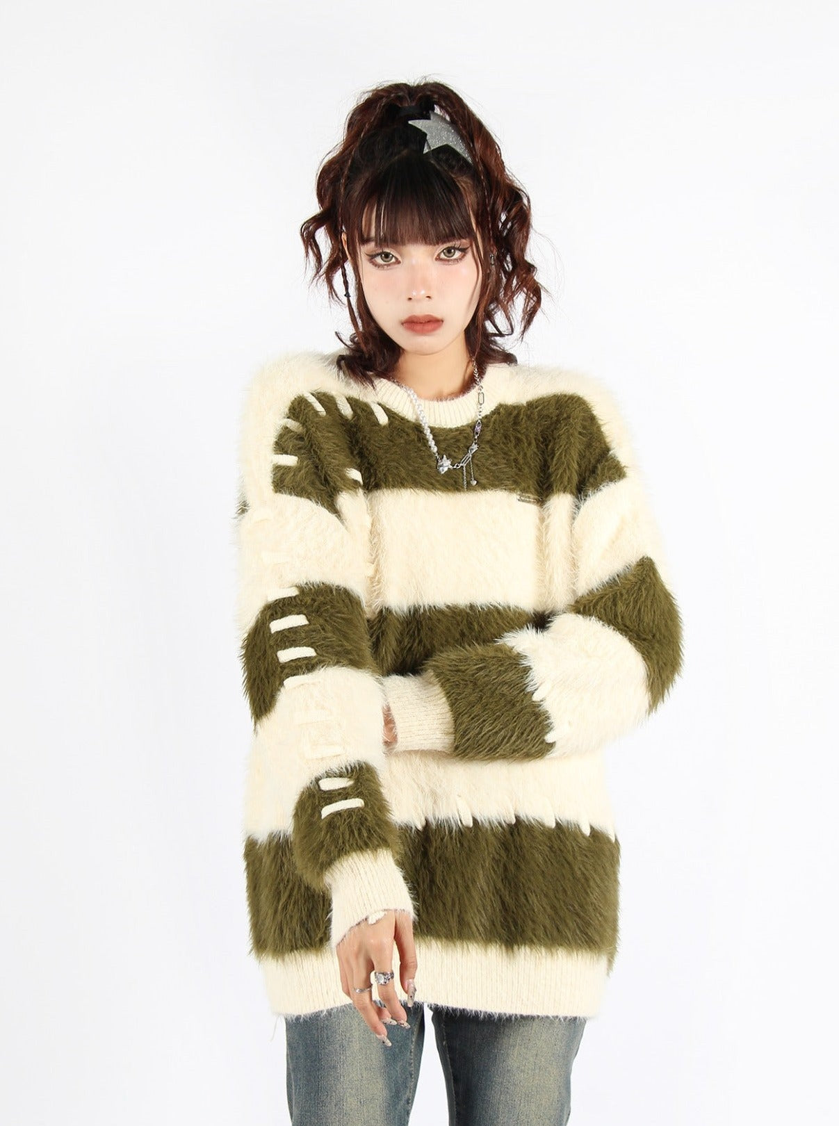 Striped Stich Sweater