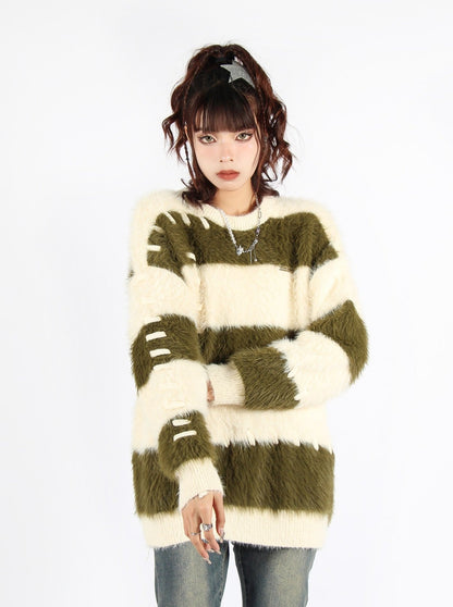 Striped Stich Sweater
