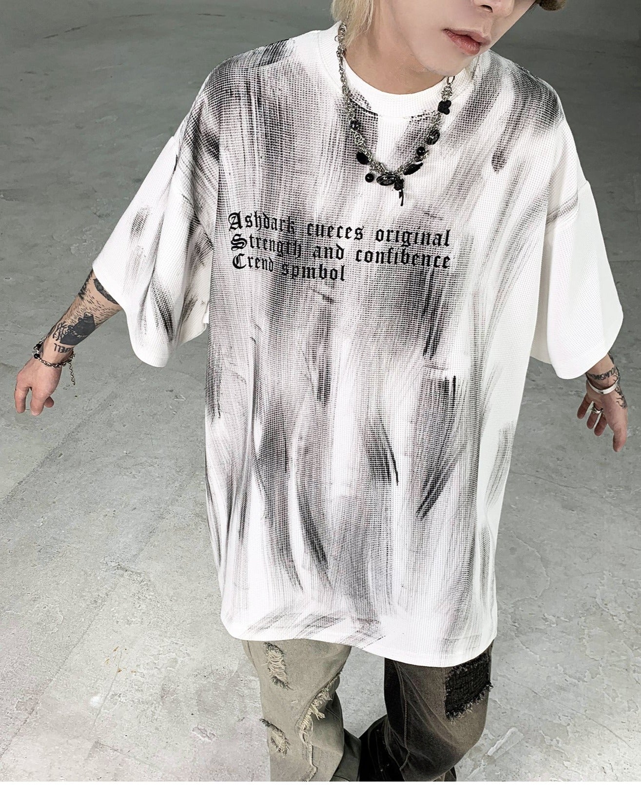 Streetwear Ashdark Painted T-Shirt