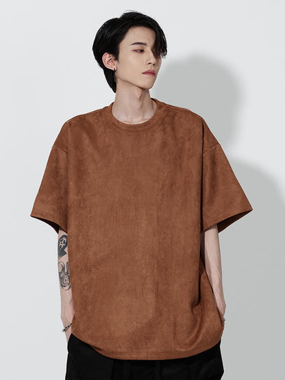 Faux Suede T-Shirt