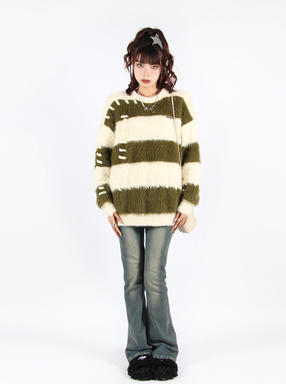 Striped Stich Sweater