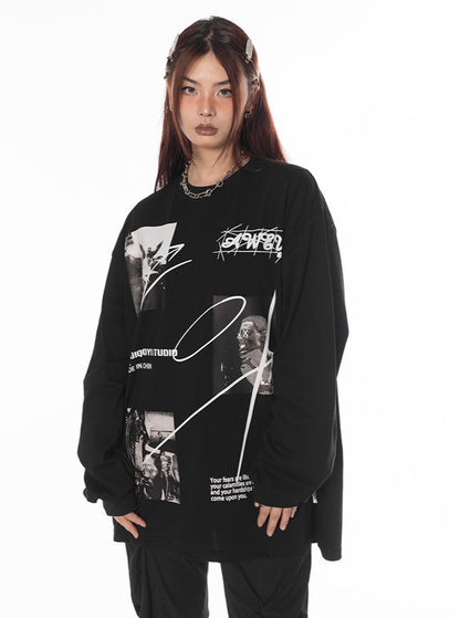 BW Graffiti Long Sleeve Top