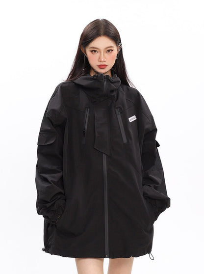 Oversized Windbreaker Jacket