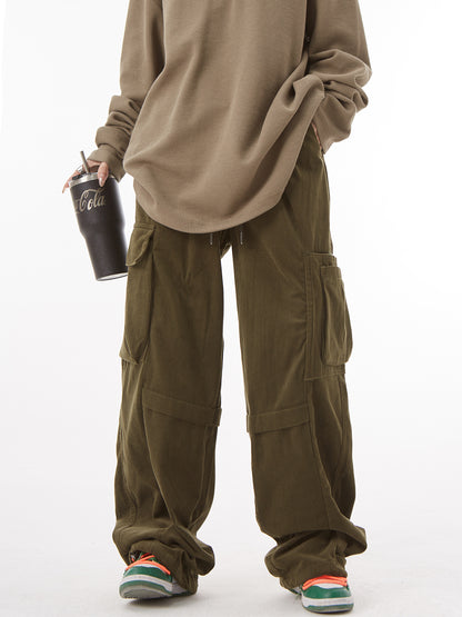 Corduroy Relaxed Cargo Pants