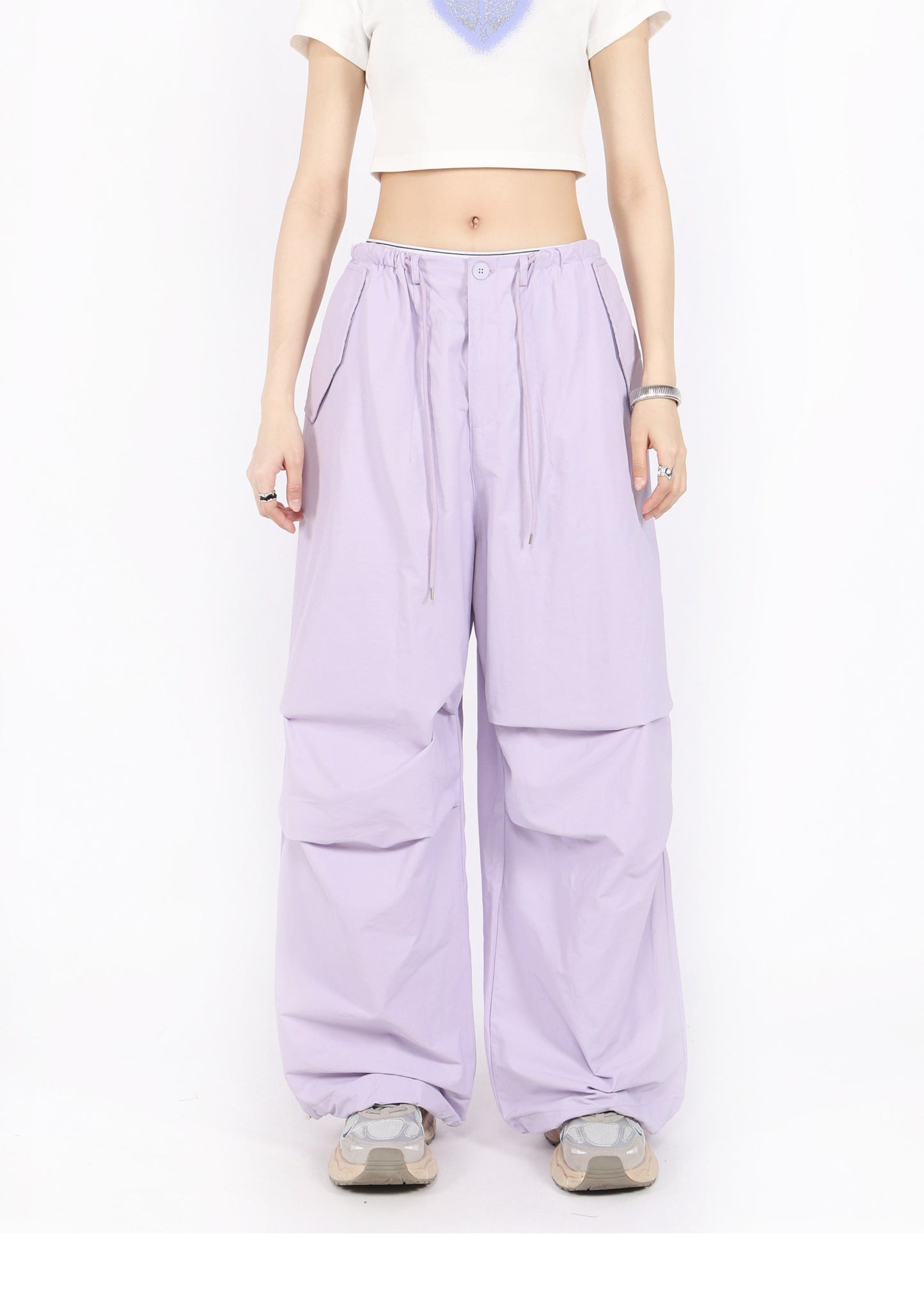 Pastel Drawstring Pants