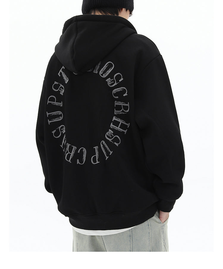 Not Sad Embroidered Hoodie