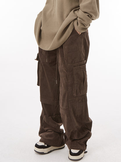 Corduroy Relaxed Cargo Pants