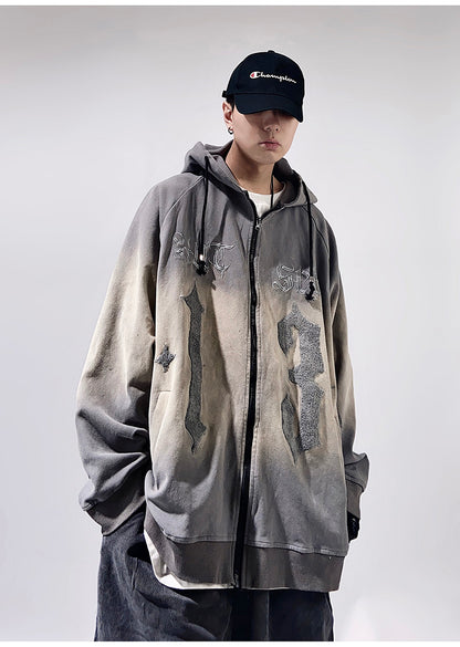 Thirteen Oversized Gradient Hoodie