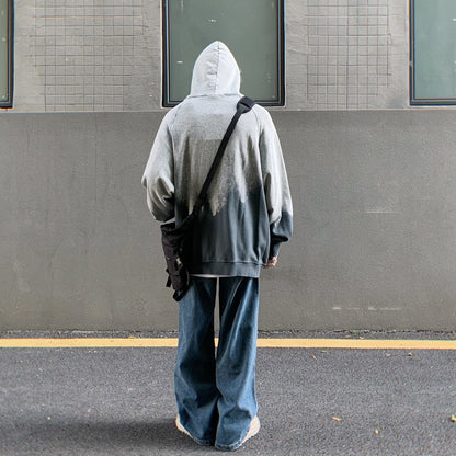 Faded Gradient Washed Hoodie