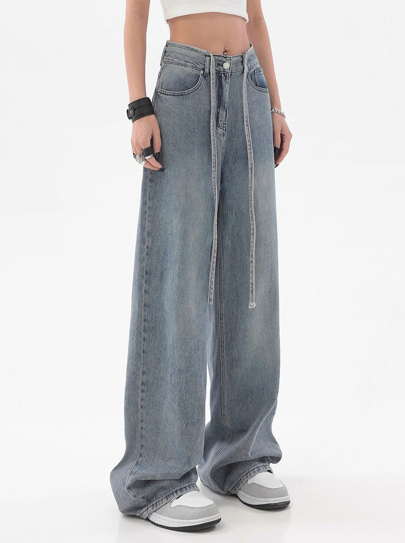 Relaxed Fit Washed Jeans