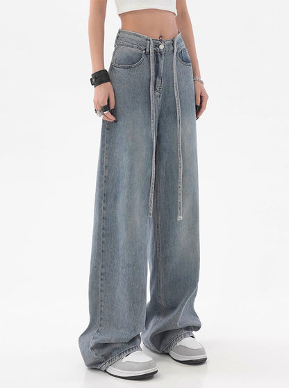 Relaxed Fit Washed Jeans