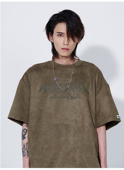 Sun Faux Suede T-Shirt