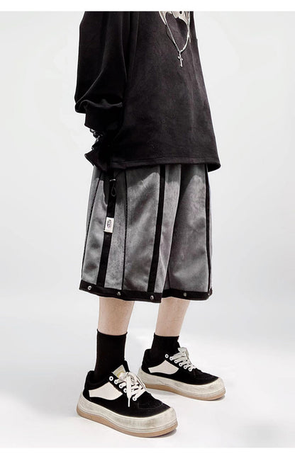 Streetwear Contrast Tear Away Sweatpants