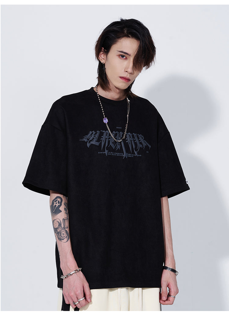Sun Faux Suede T-Shirt