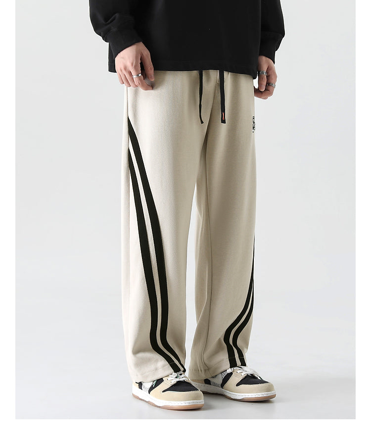 Diagonal Stripe Sweatpants