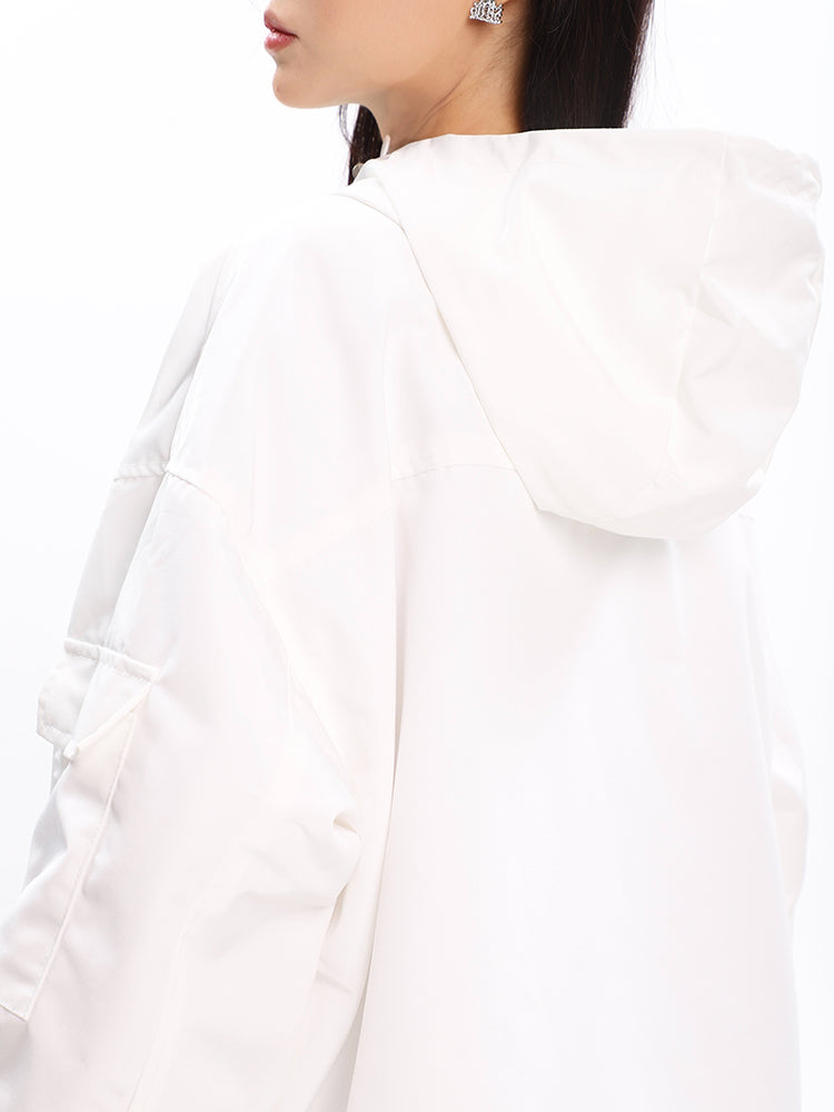 Oversized Windbreaker Jacket